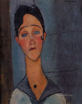  Louise Painting - louise 1917 Amedeo Modigliani